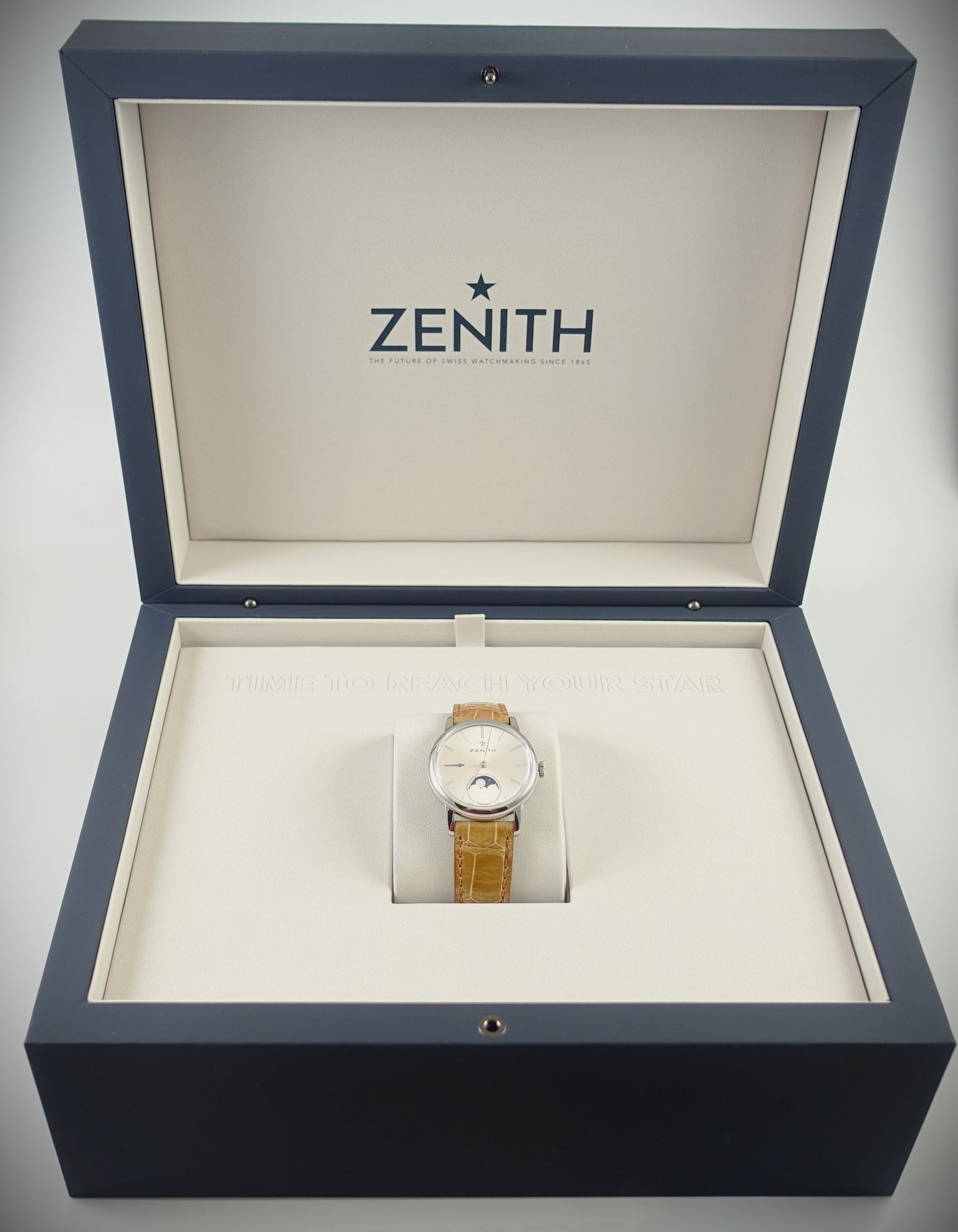 Zenith Elite Lady Moonphase Automatik 33mm Lederarmband Ref. 03.2330.692/01.C714