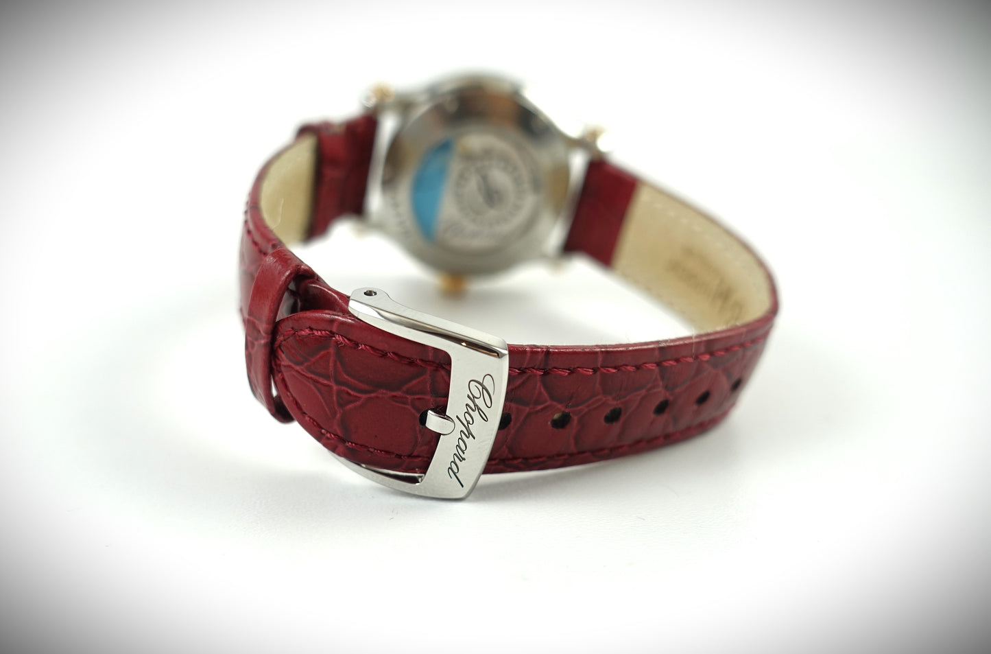 Chopard Happy Sport Automatik 30mm Roségold/Stahl Diamanten/Rubine 278573-6026