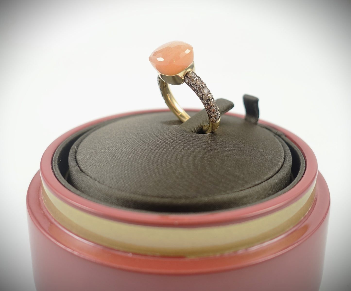 Pomellato Nudo Ring Chocolate Classic Mondstein 750 Gold RG 55 PAC0040O6BKRBRADO