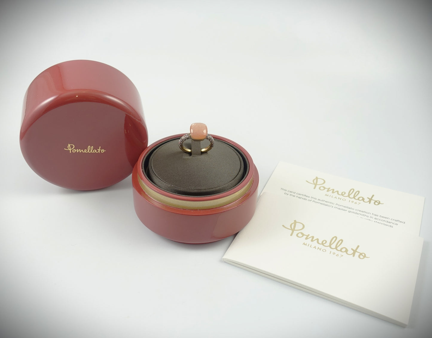 Pomellato Nudo Ring Chocolate Classic Mondstein 750 Gold RG 55 PAC0040O6BKRBRADO
