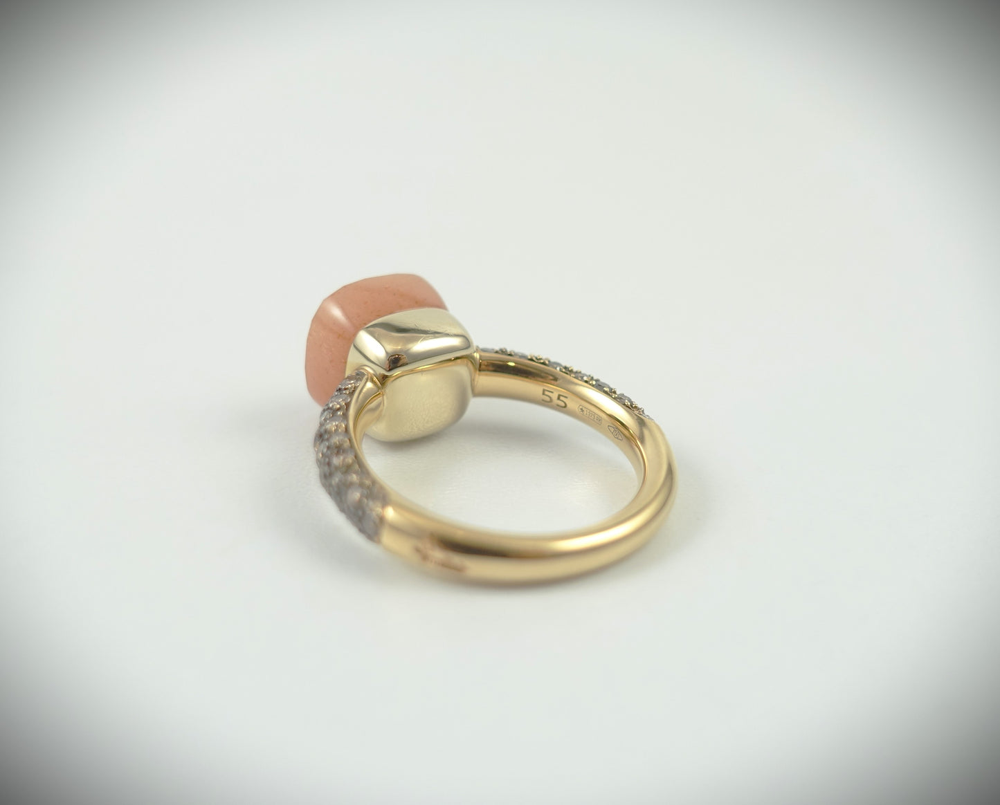 Pomellato Nudo Ring Chocolate Classic Mondstein 750 Gold RG 55 PAC0040O6BKRBRADO