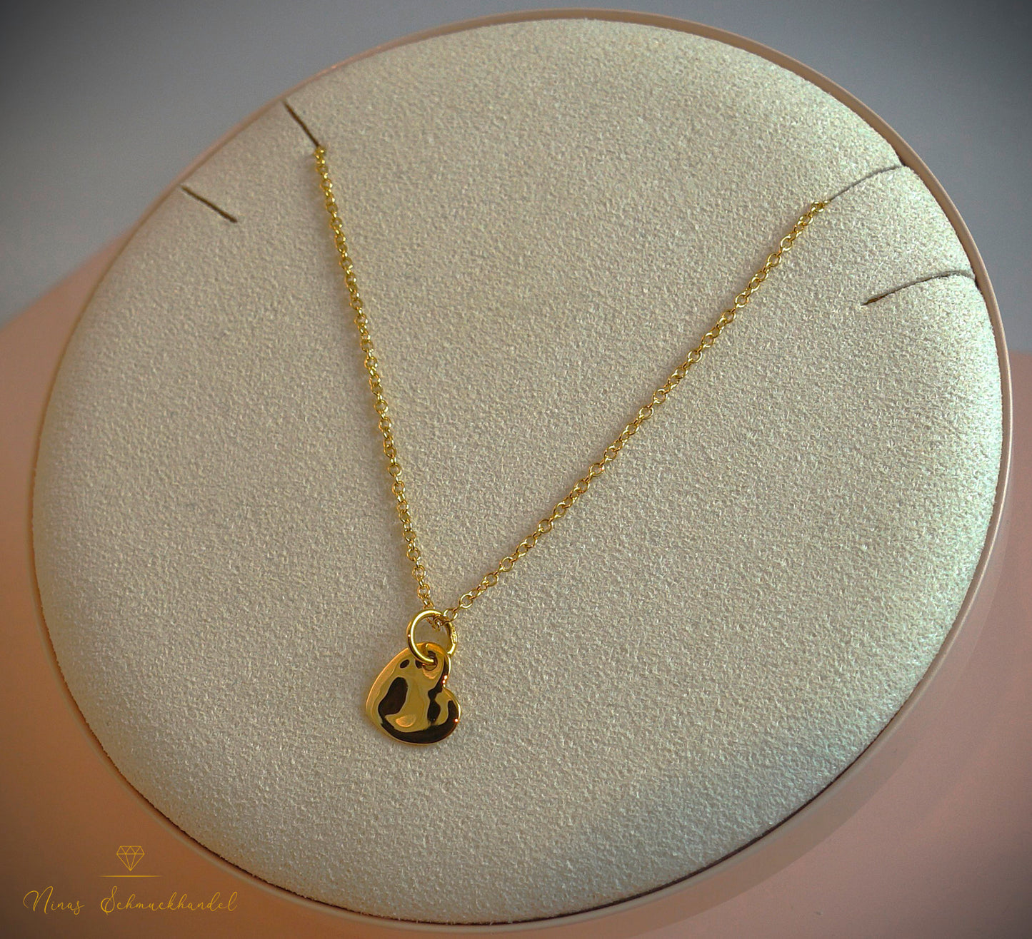 Dodo Kette 18 Karat Gelbgold mit Herzanhänger Ref. DCA8004, DMC0003