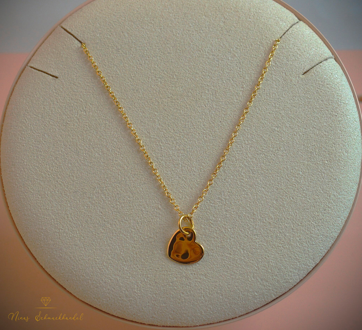 Dodo Kette 18 Karat Gelbgold mit Herzanhänger Ref. DCA8004, DMC0003