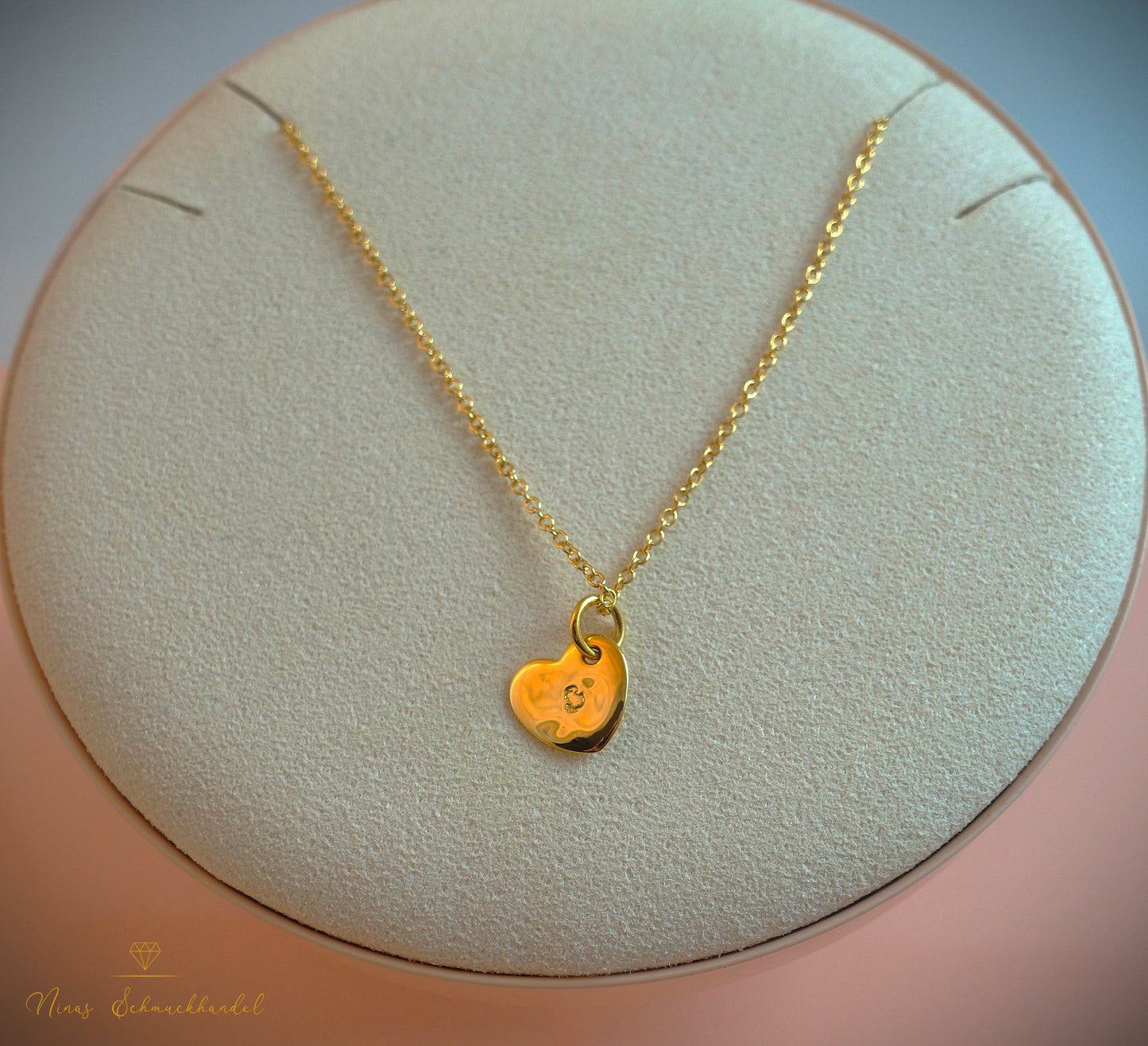 Dodo Kette 18 Karat Gelbgold mit Herzanhänger Ref. DCA8004, DMC0003
