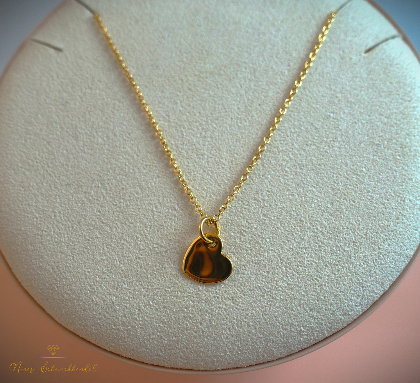 Dodo Kette 18 Karat Gelbgold mit Herzanhänger Ref. DCA8004, DMC0003