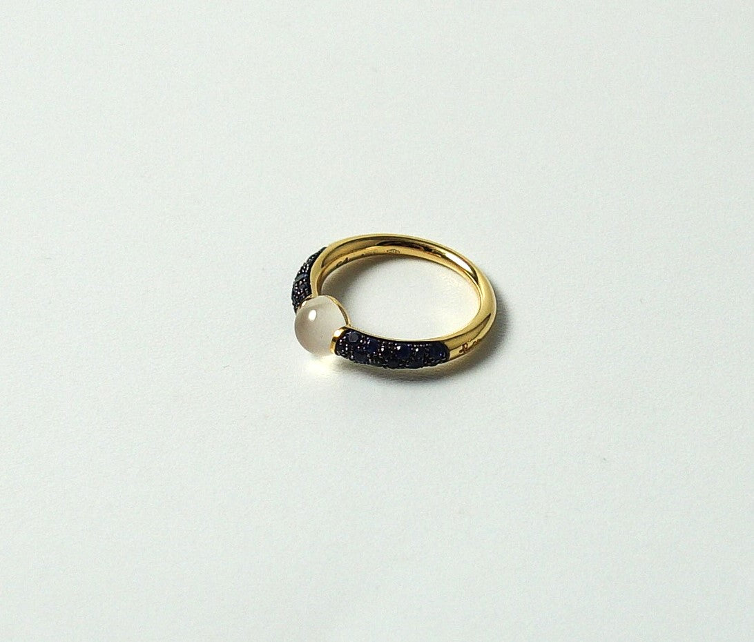 Pomellato Ring Roségold Saphire & Mondstein Ref. A.B502TO7ZAAD