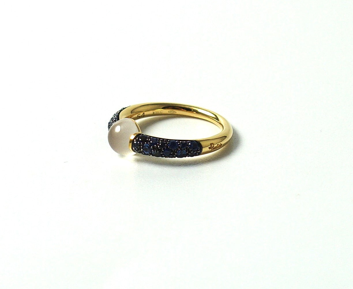 Pomellato Ring Roségold Saphire & Mondstein Ref. A.B502TO7ZAAD