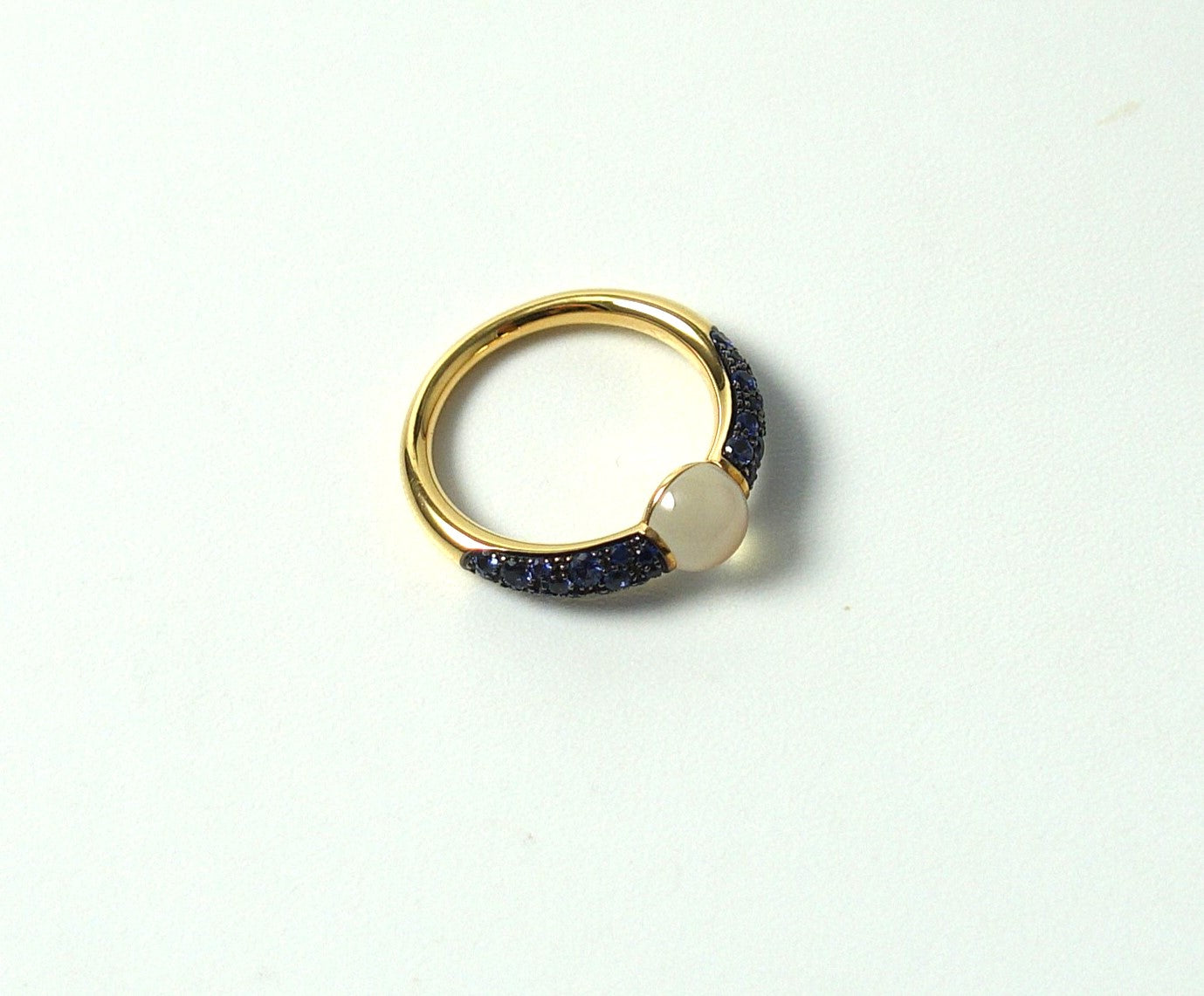 Pomellato Ring Roségold Saphire & Mondstein Ref. A.B502TO7ZAAD