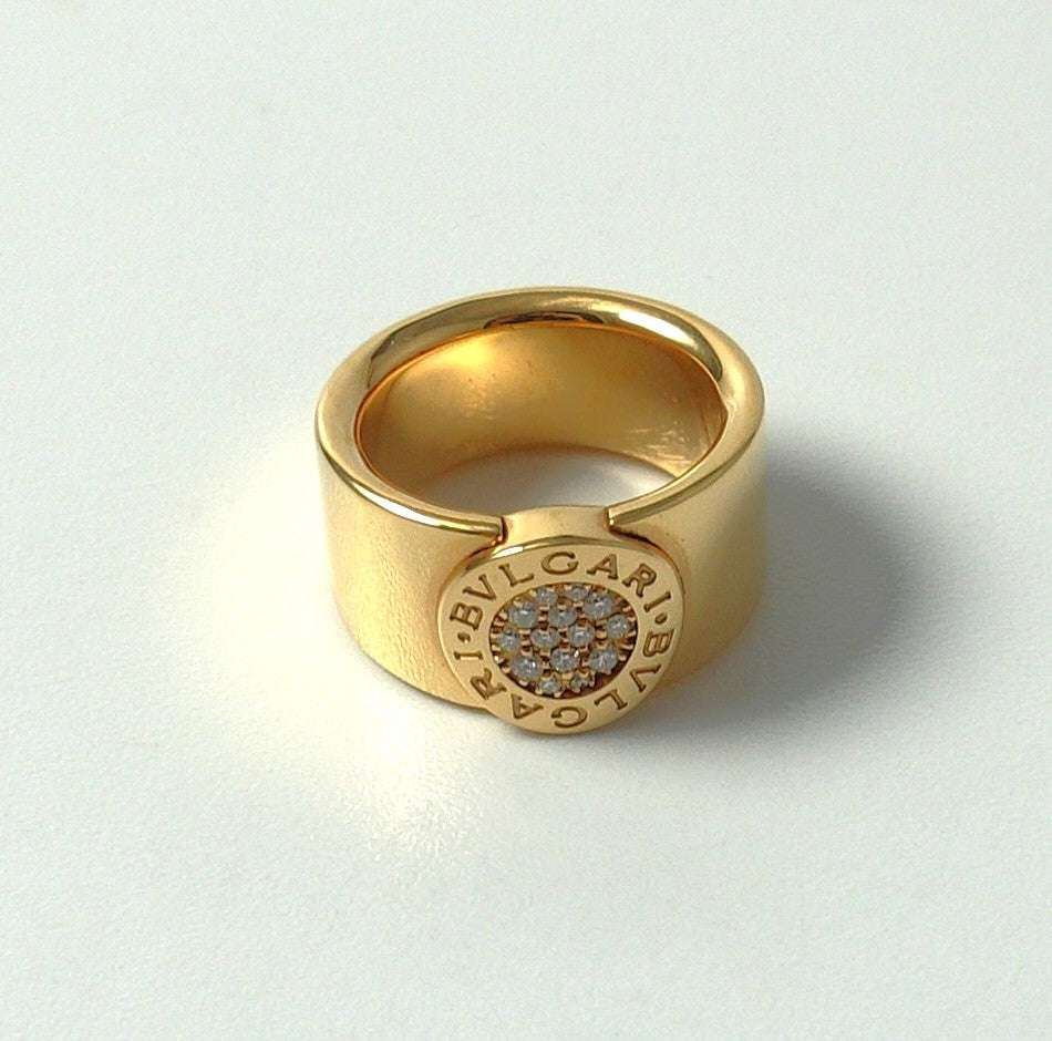 Bulgari Ring Roségold Brillanten REF 350948