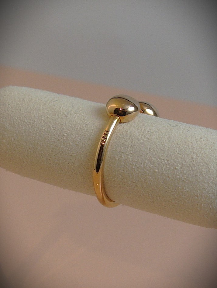 Dodo offener Ring "Pepita" 375 Roségold Ref. DAC0013 Ringgröße 52