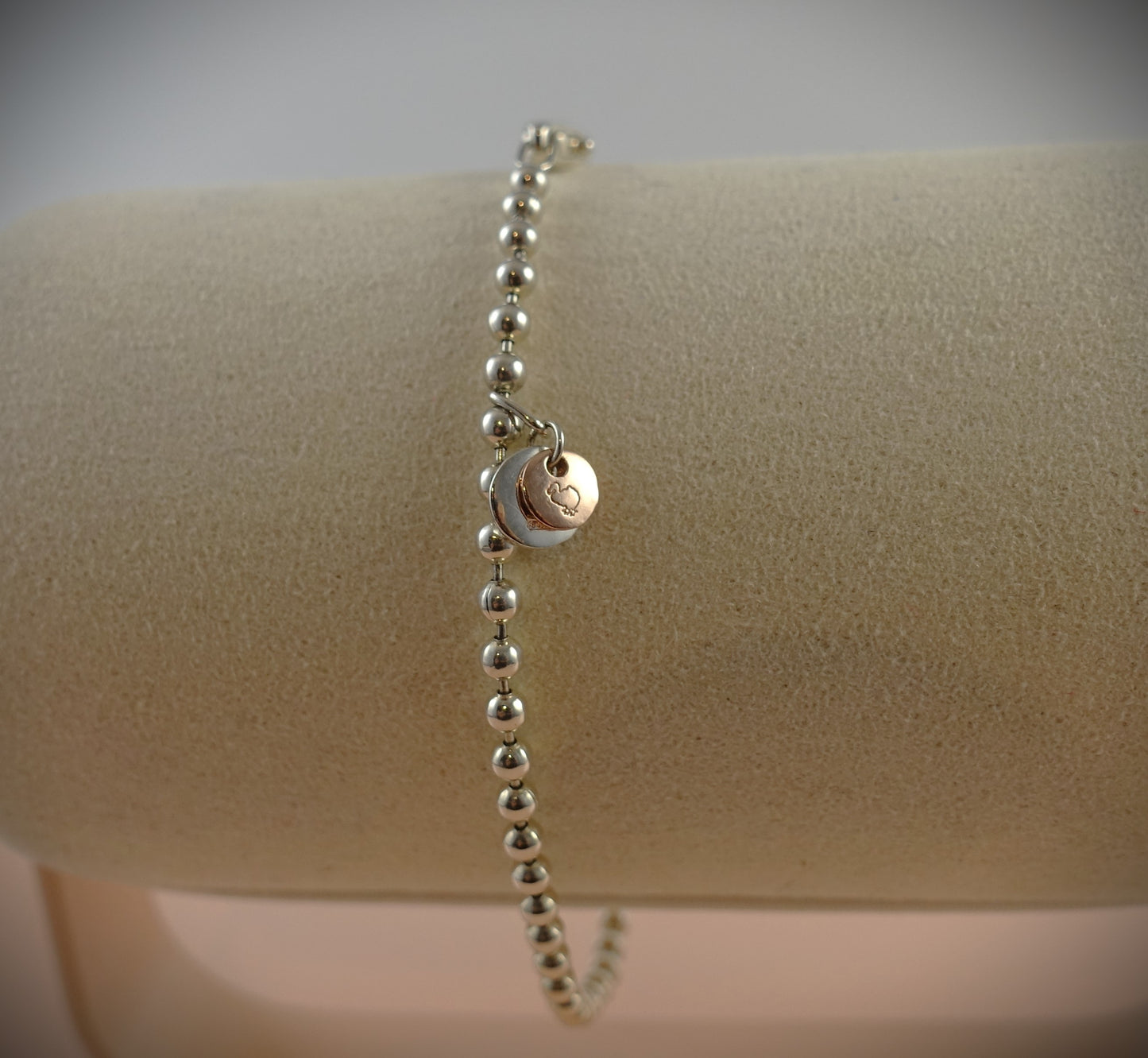 Dodo Armband Bollicine 925 Silber 375 Roségold Ref. DBB2001 17cm