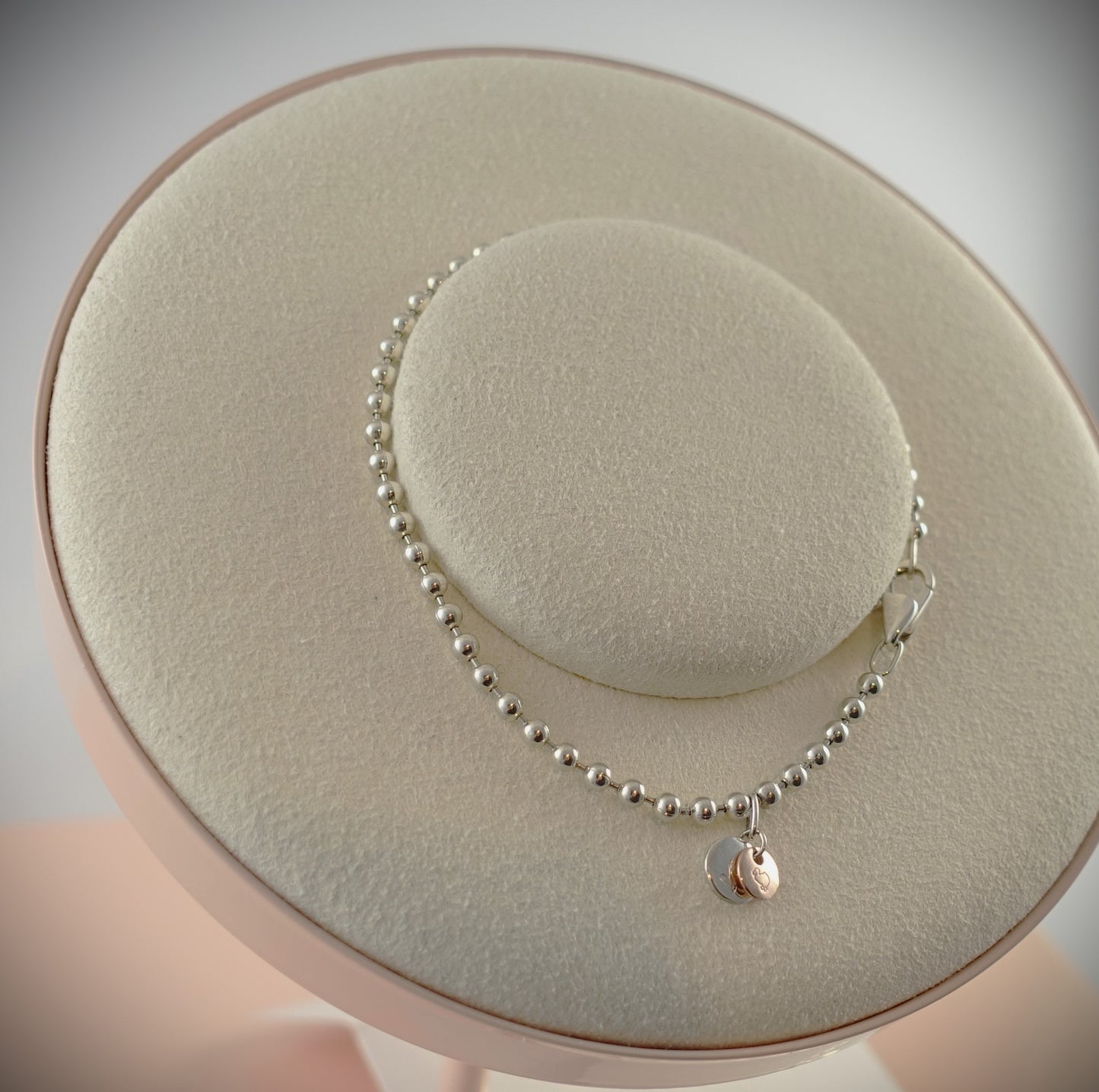 Dodo Armband Bollicine 925 Silber 375 Roségold Ref. DBB2001 17cm