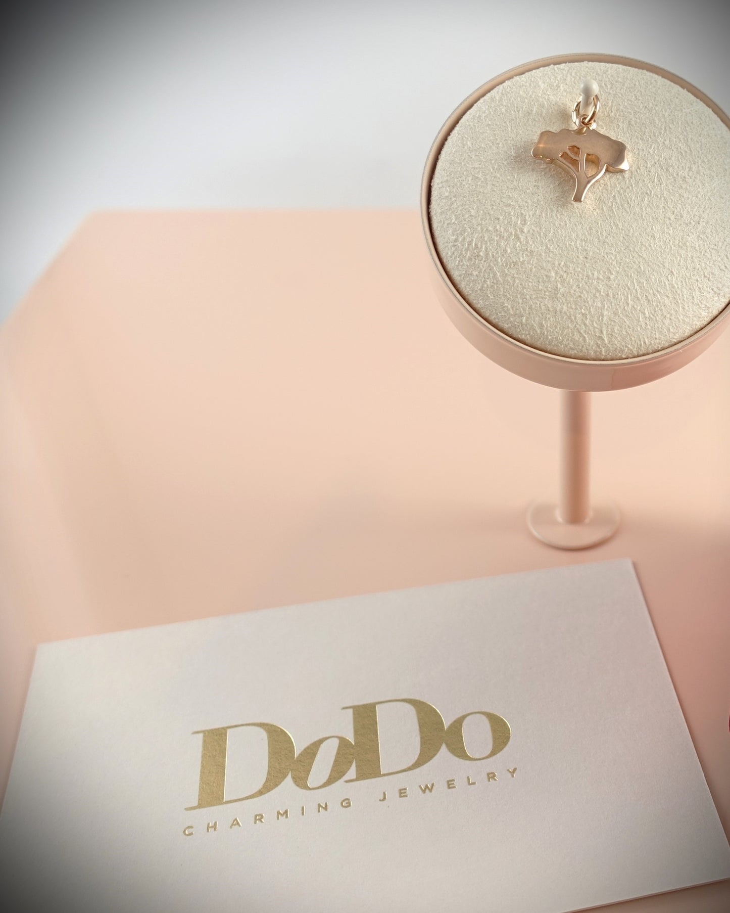 Dodo Charm "Kirschbaum"  375 Roségold Ref. DMTREE