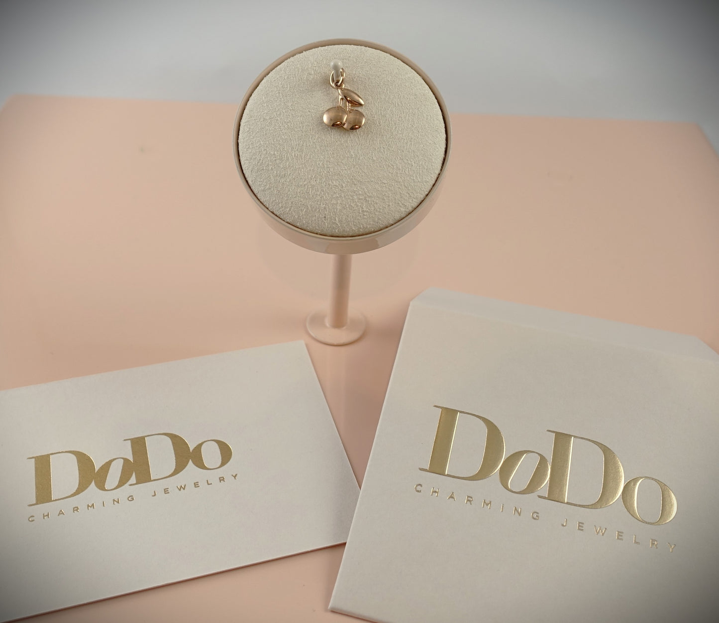 Dodo Charm "Cherry" 375 Roségold Ref. DMCHERRY