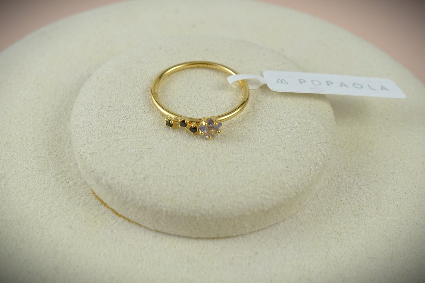 PD PAOLA Ring 925 Silber vergoldet Ringgröße 50 Ref. AN01-164-10