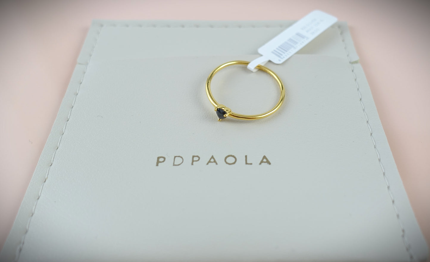 PD PAOLA Ring 925 Silber vergoldet Zirkonia RG 56 Ref. AN01-224-16