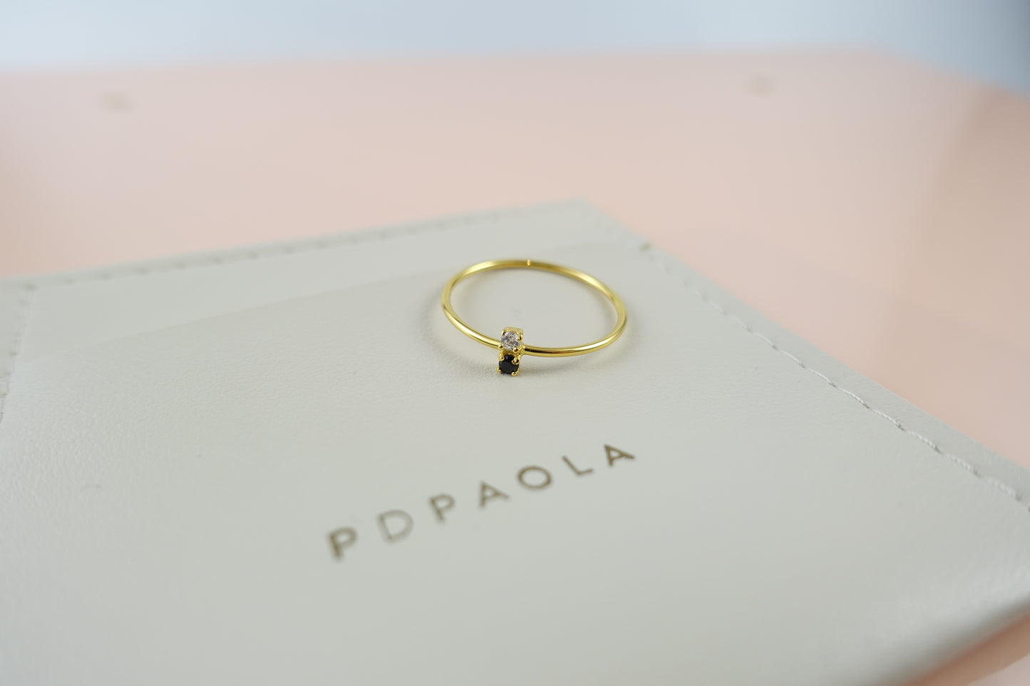 PD PAOLA Ring 925 Silber vergoldet Zirkonia RG 58 Ref. AN01-106-18