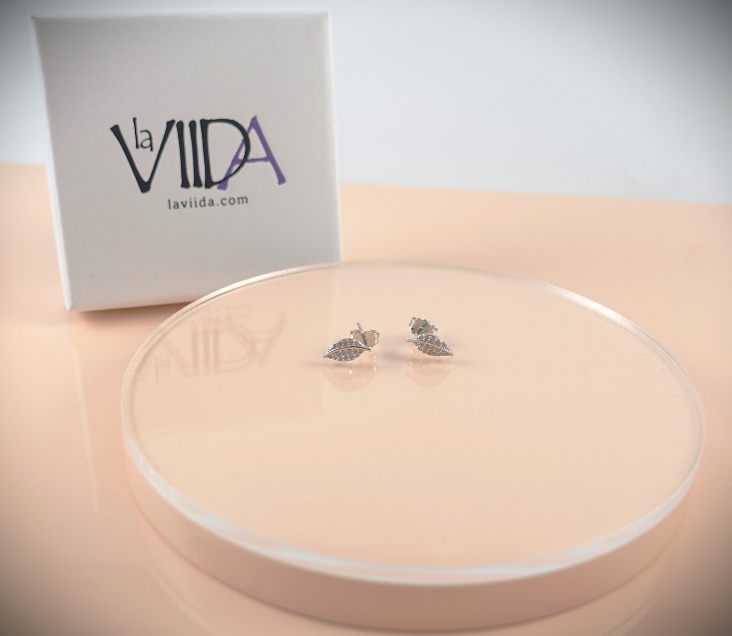 La Viida Ohrstecker Sterling Silber Zirkonia Ref.ELU612RH