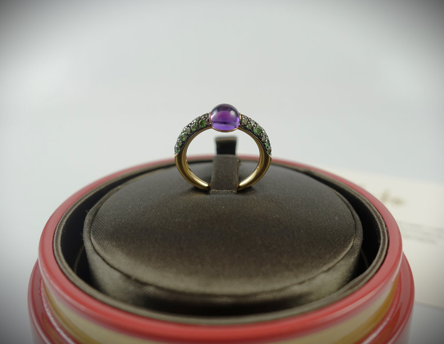 Pomellato Ring M´ama non M´ama 750 Roségold Amthyst/Tsavorite Ref.A.B502TO7TZOI