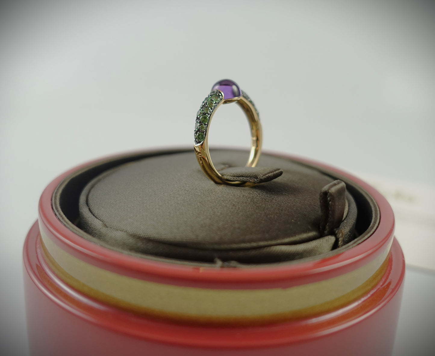 Pomellato Ring M´ama non M´ama 750 Roségold Amthyst/Tsavorite Ref.A.B502TO7TZOI