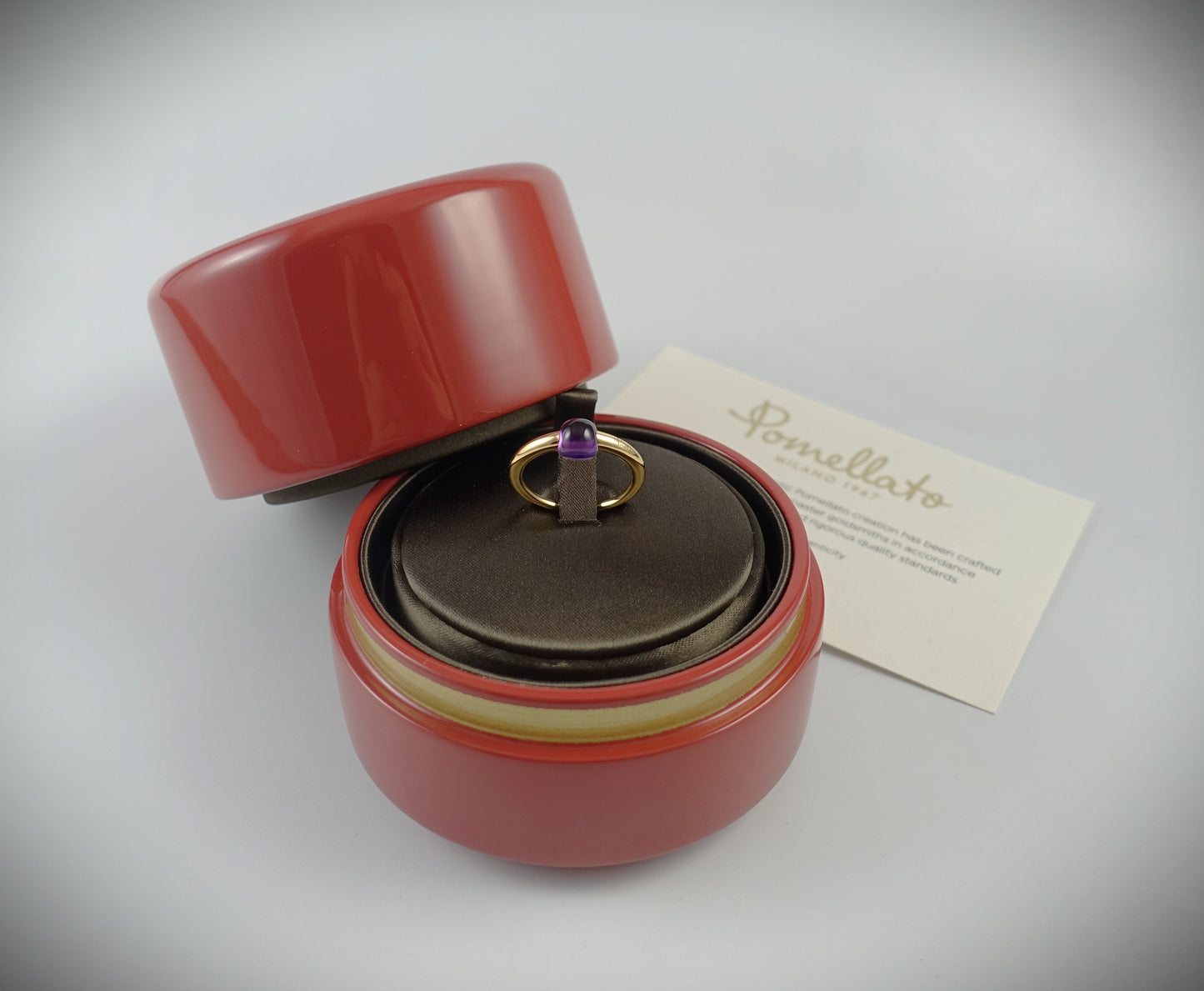Pomellato Ring M´ama non M´ama 750 Roségold Amethyst 1,30c Ref.PAB0041O7000000OI