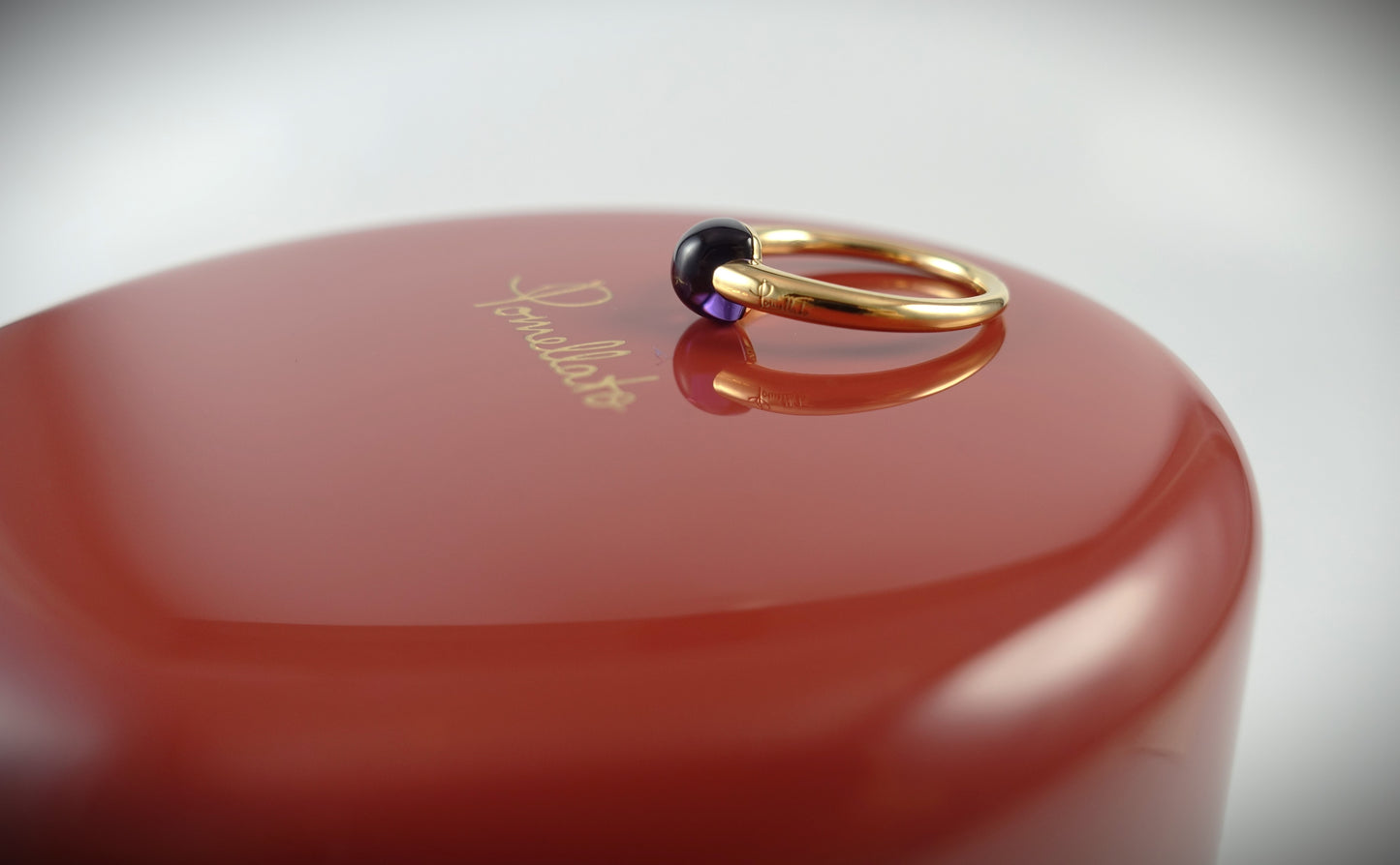 Pomellato Ring M´ama non M´ama 750 Roségold Amethyst 1,30c Ref.PAB0041O7000000OI