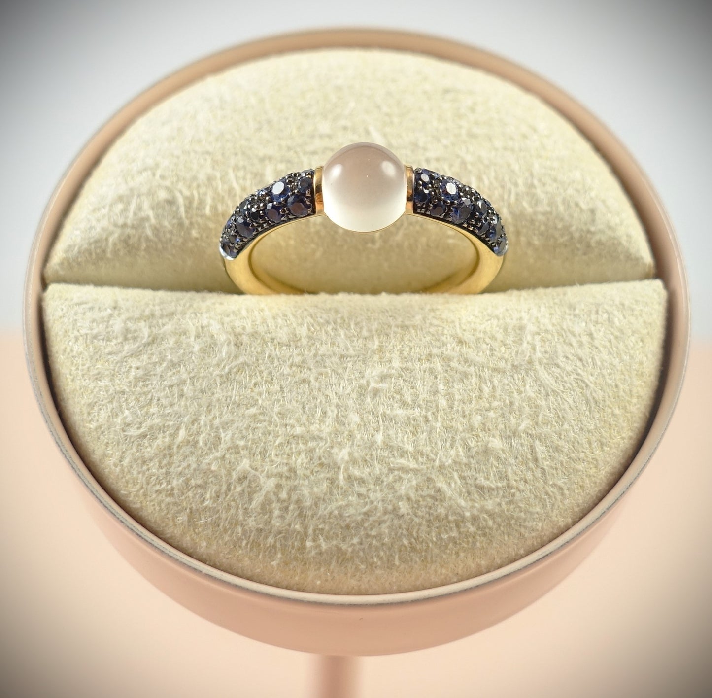 Pomellato Ring Roségold Saphire & Mondstein Ref. A.B502TO7ZAAD