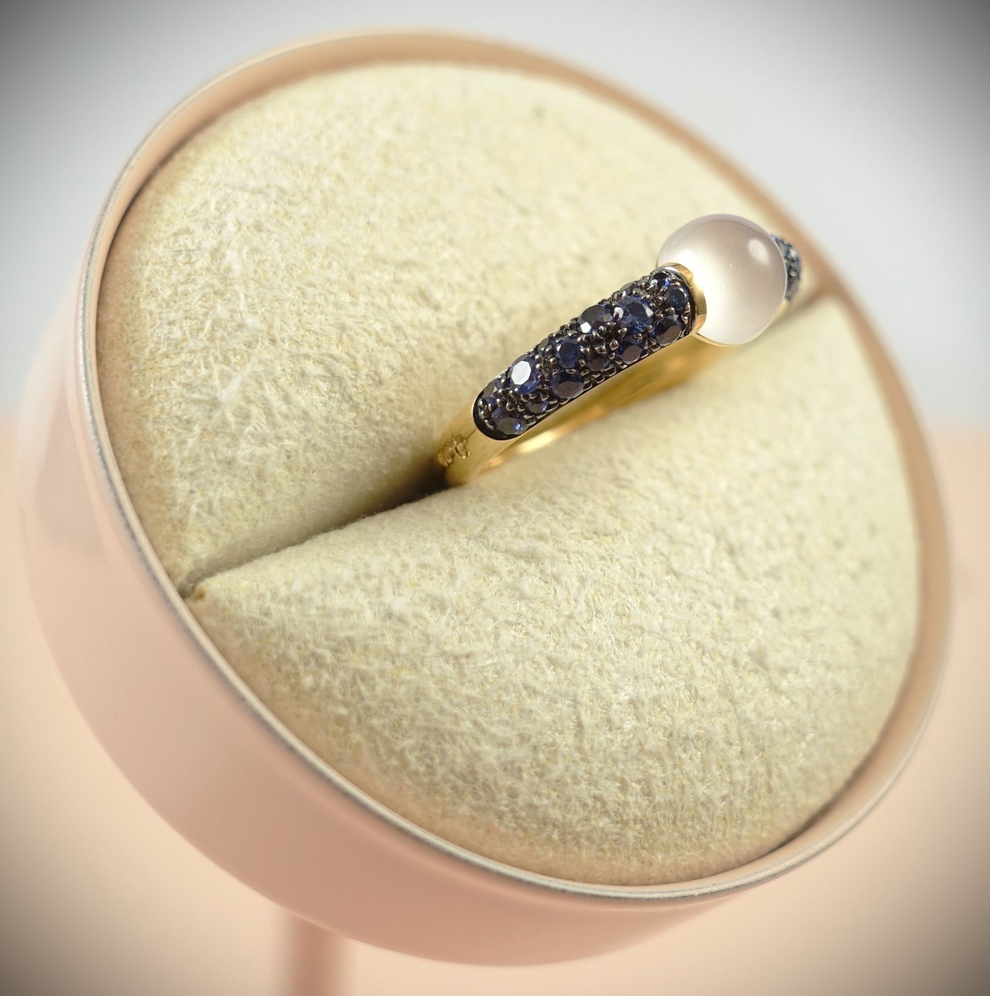 Pomellato Ring Roségold Saphire & Mondstein Ref. A.B502TO7ZAAD