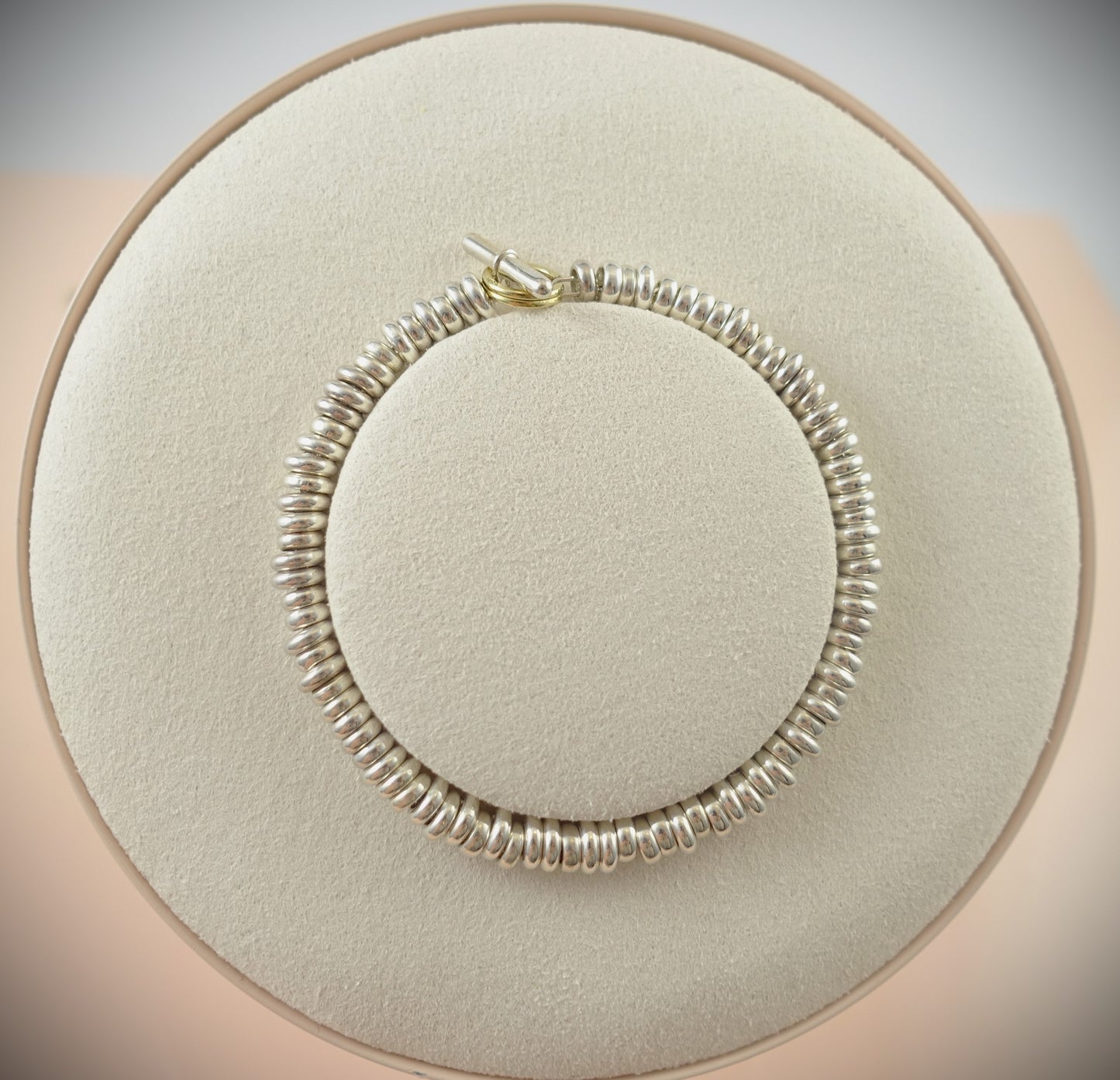 Dodo Armband Rondelle 925 Silber750 Gelbgold 17-18cm Ref. DBA600A