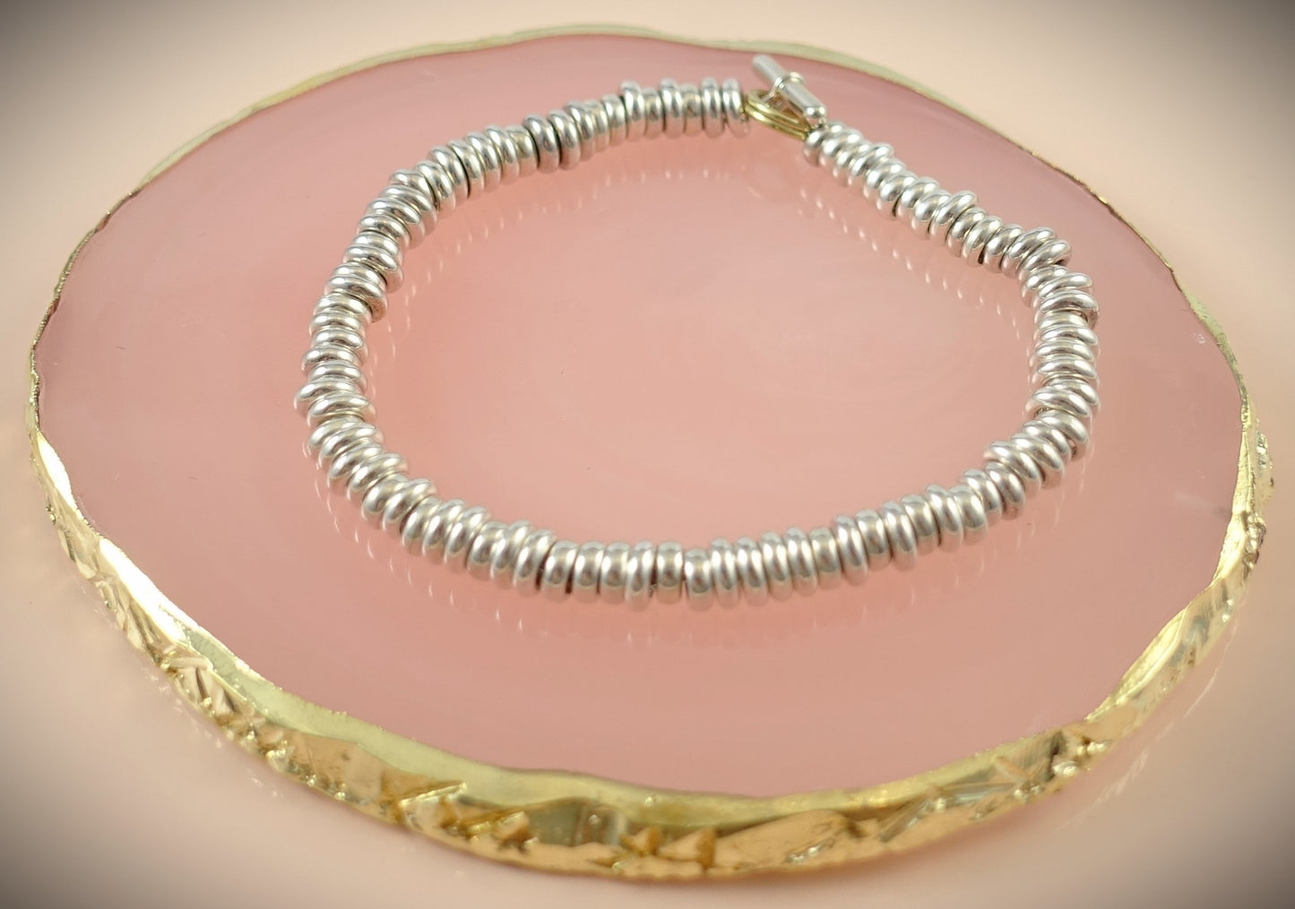 Dodo Armband Rondelle 925 Silber750 Gelbgold 17-18cm Ref. DBA600A