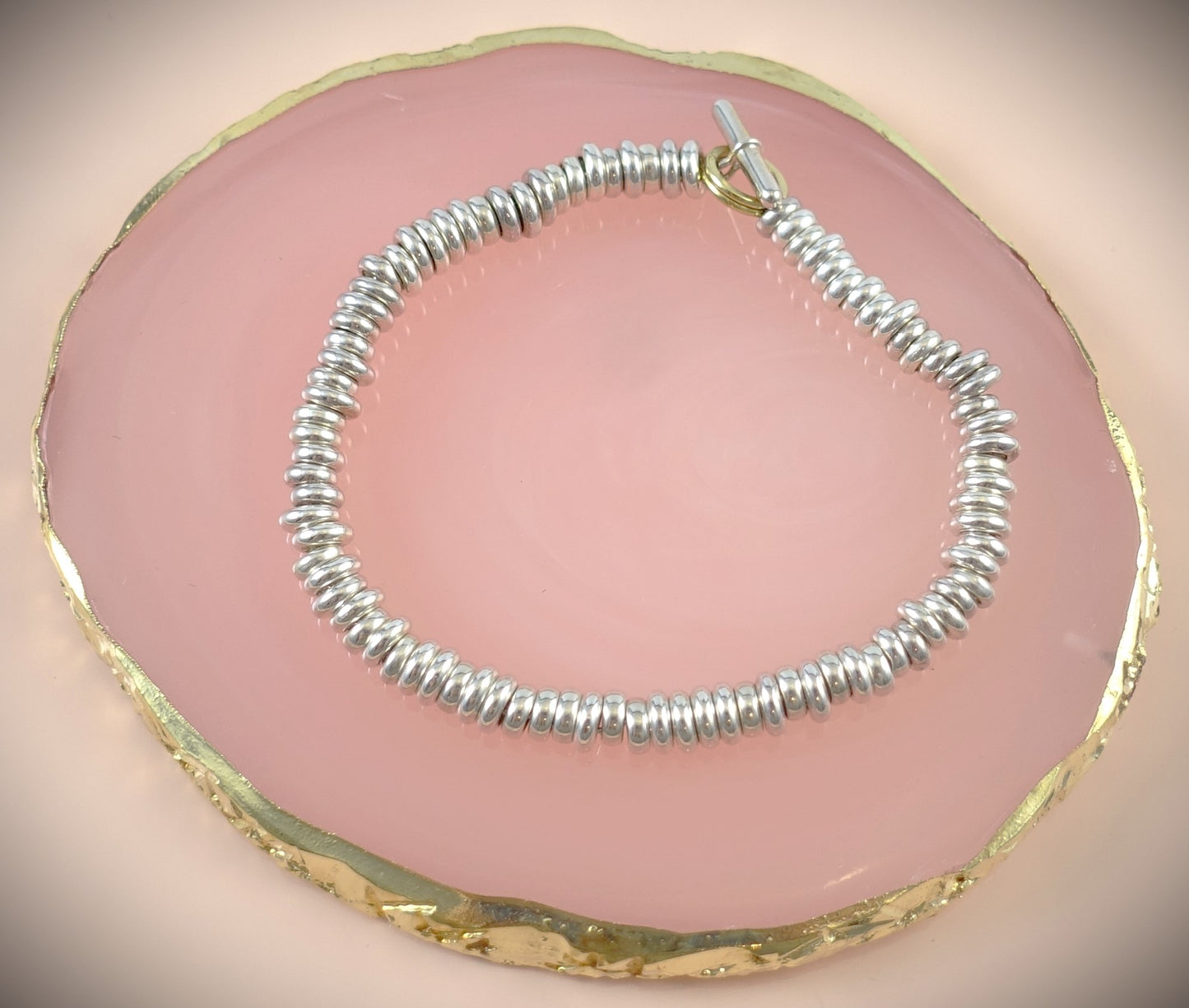 Dodo Armband Rondelle 925 Silber750 Gelbgold 17-18cm Ref. DBA600A