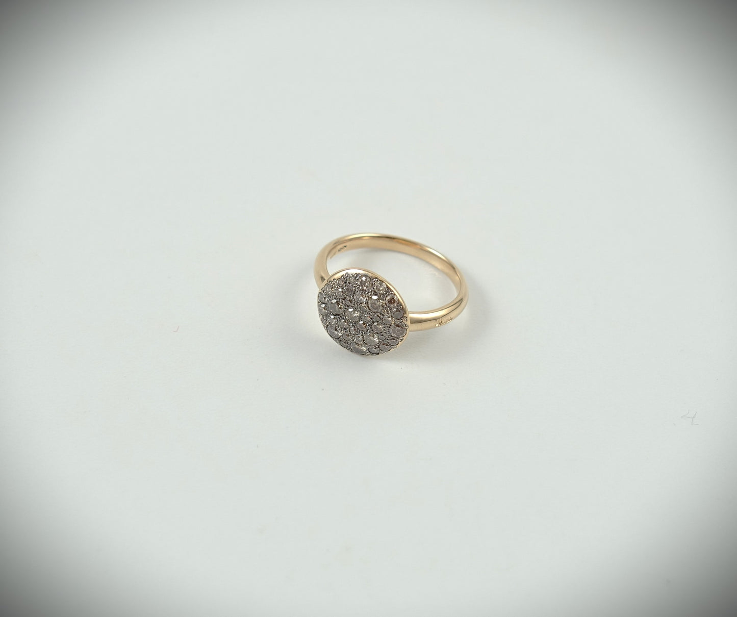 Pomellato Sabbia Ring 750 Roségold braune Diamanten 0,68ct Ref. AB204/07/BR-58