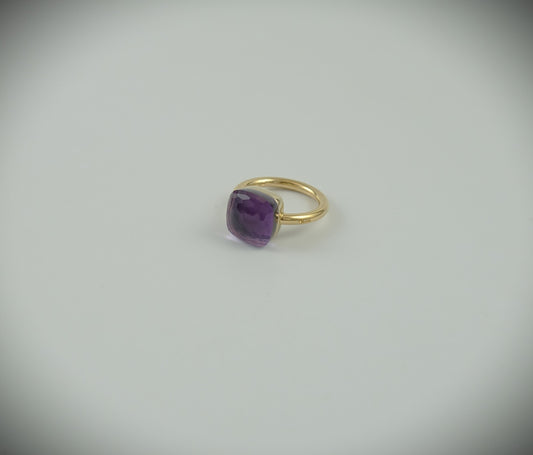 Pomellato Nudo Maxi Amethyst 11,20ct 750 Roségold RG 56 Ref. PAB2010O6000000OI