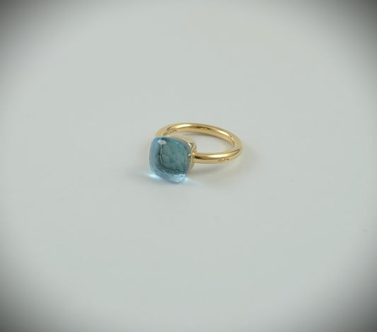 Pomellato Nudo Classic Blautopas 9,00ct 750 Roségold RG 55 PAA1100O000000OY