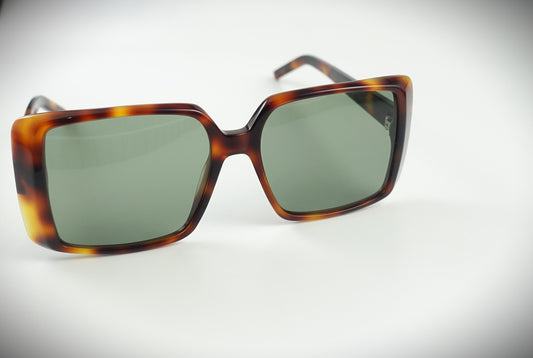 Saint Laurent Sonnenbrille New Wave Havana Grün SL 451-004 56/16/140
