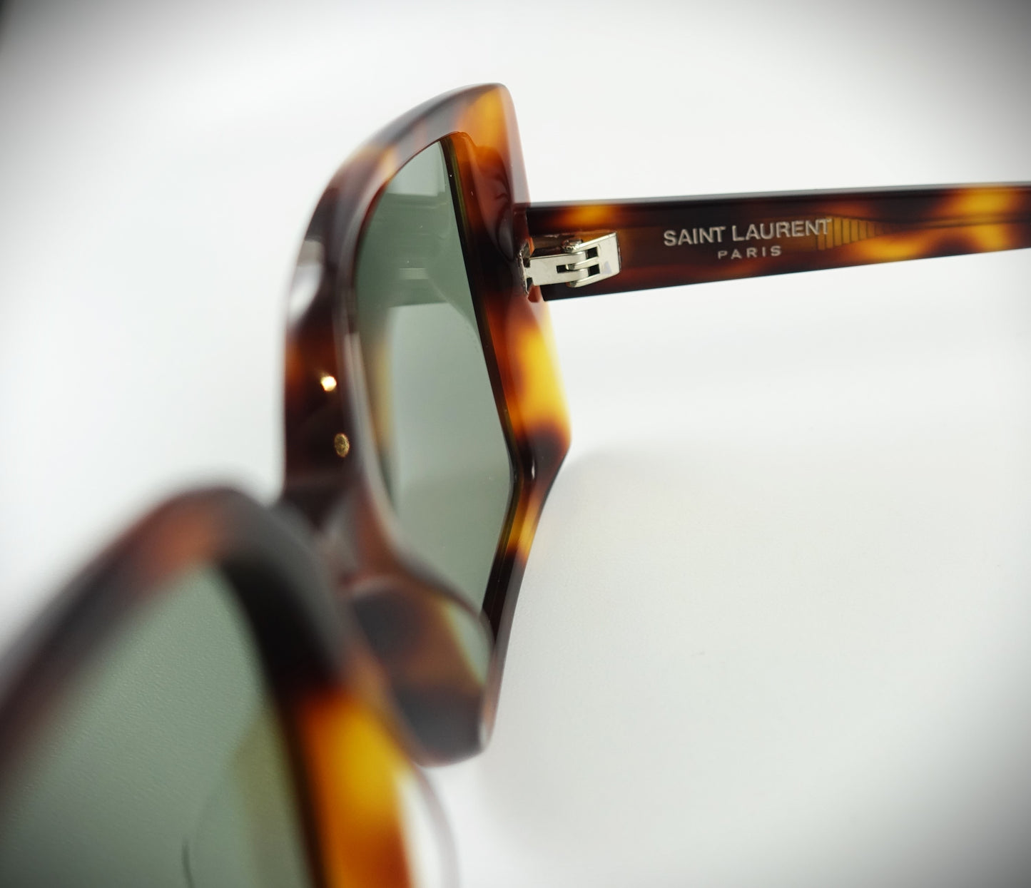 Saint Laurent Sonnenbrille New Wave Havana Grün SL 451-004 56/16/140