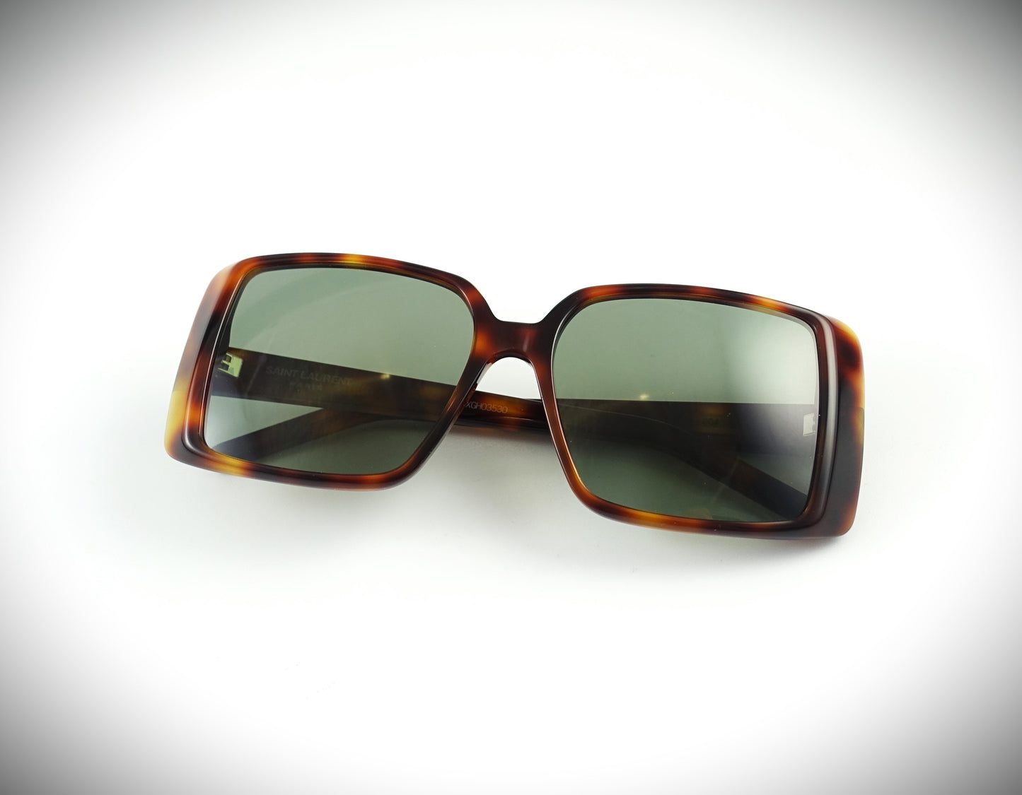 Saint Laurent Sonnenbrille New Wave Havana Grün SL 451-004 56/16/140