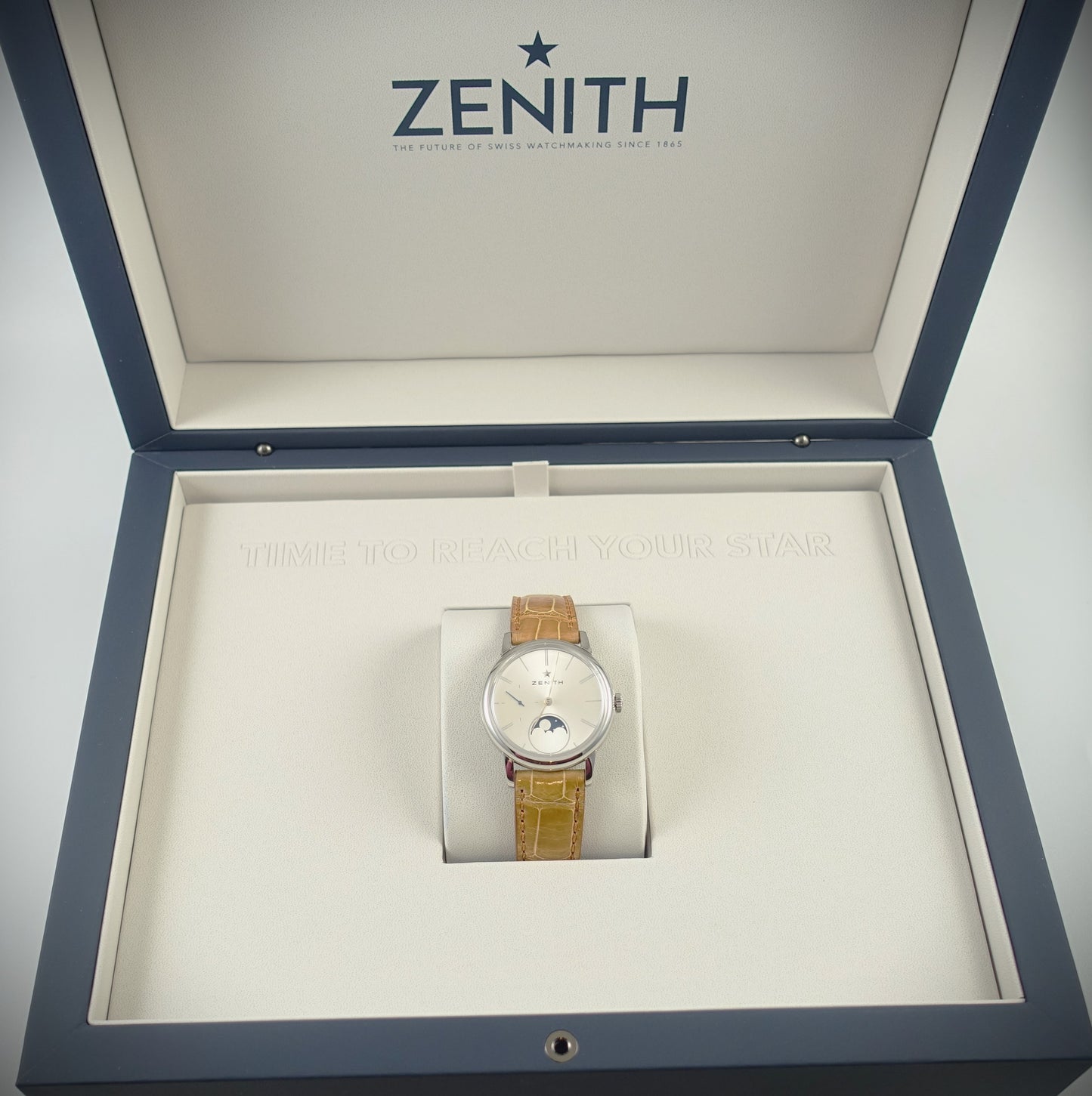 Zenith Elite Lady Moonphase Automatik 33mm Lederarmband Ref. 03.2330.692/01.C714