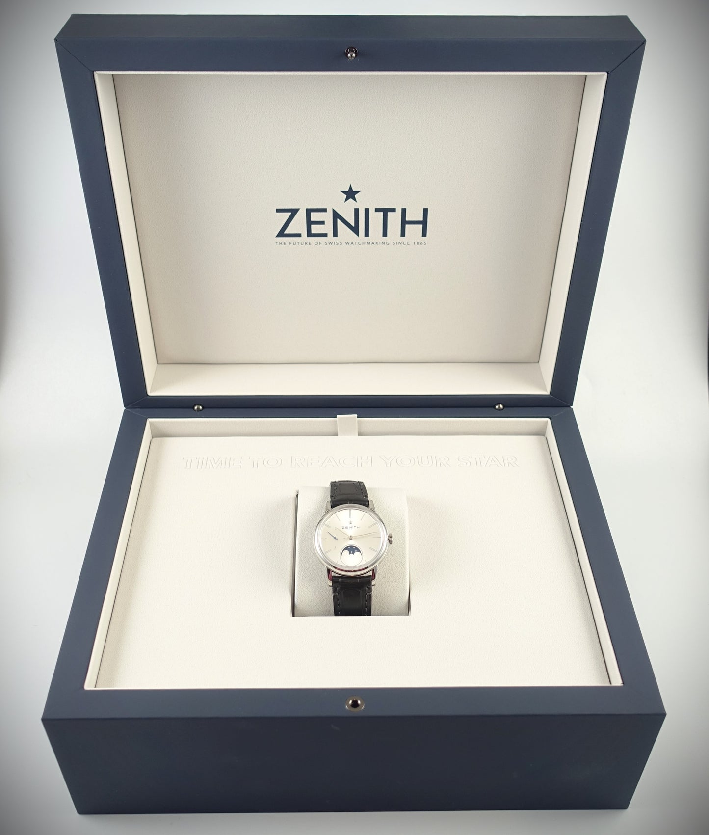 Zenith Elite Lady Moonphase Automatik 33mm Lederarmband Ref. 03.2330.692/01.C714