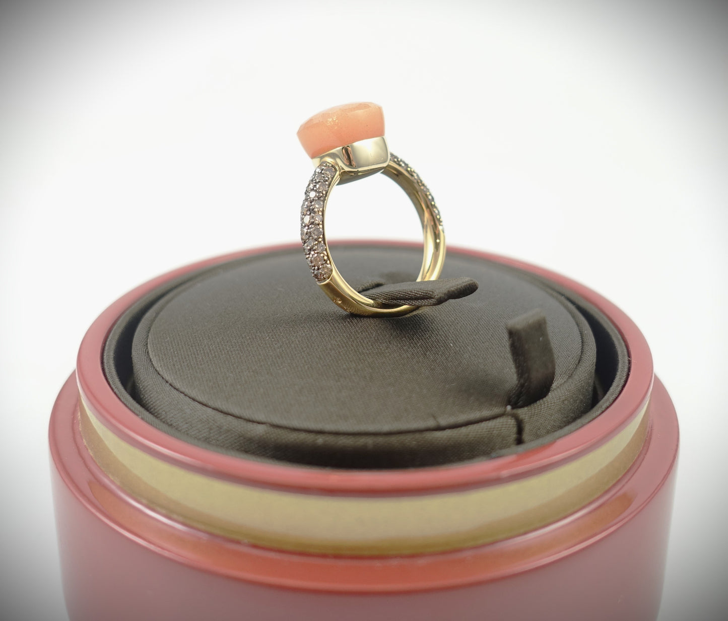 Pomellato Nudo Ring Chocolate Classic Mondstein 750 Gold RG 55 PAC0040O6BKRBRADO