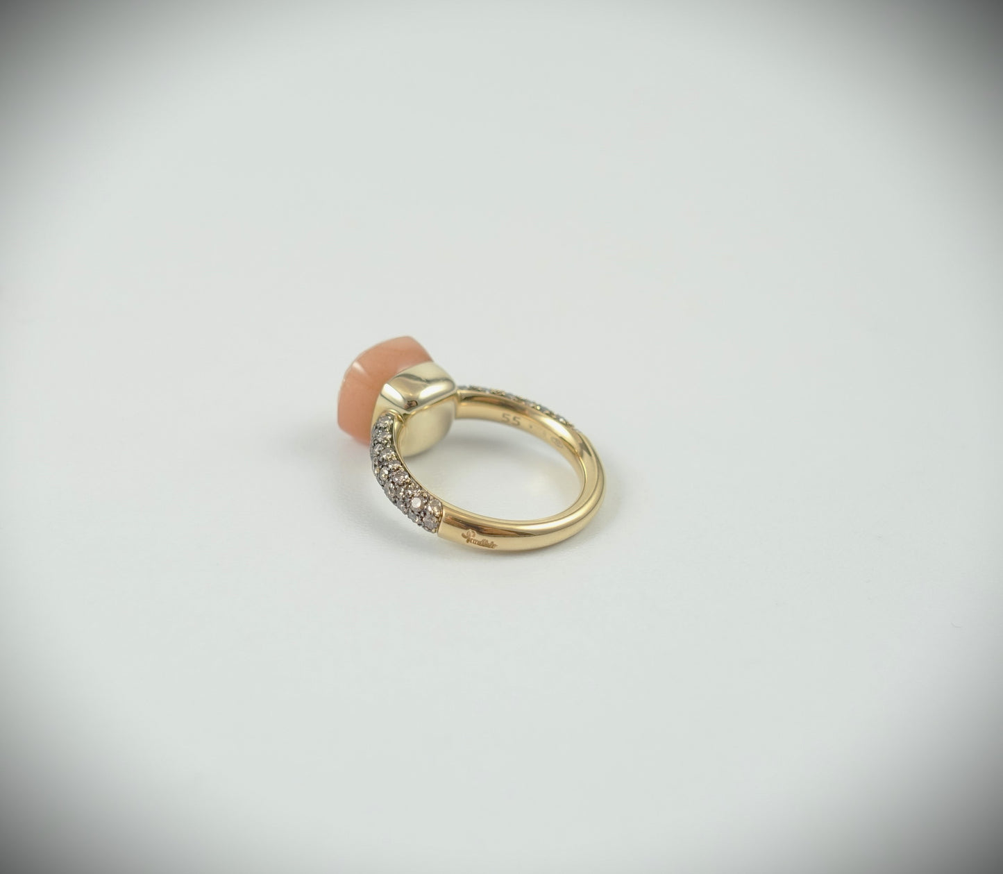 Pomellato Nudo Ring Chocolate Classic Mondstein 750 Gold RG 55 PAC0040O6BKRBRADO