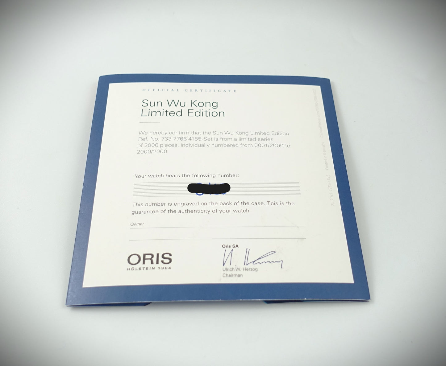 Oris Aquis Date Sun Wukong Limited Edition Ref. 01 733 7766 4185