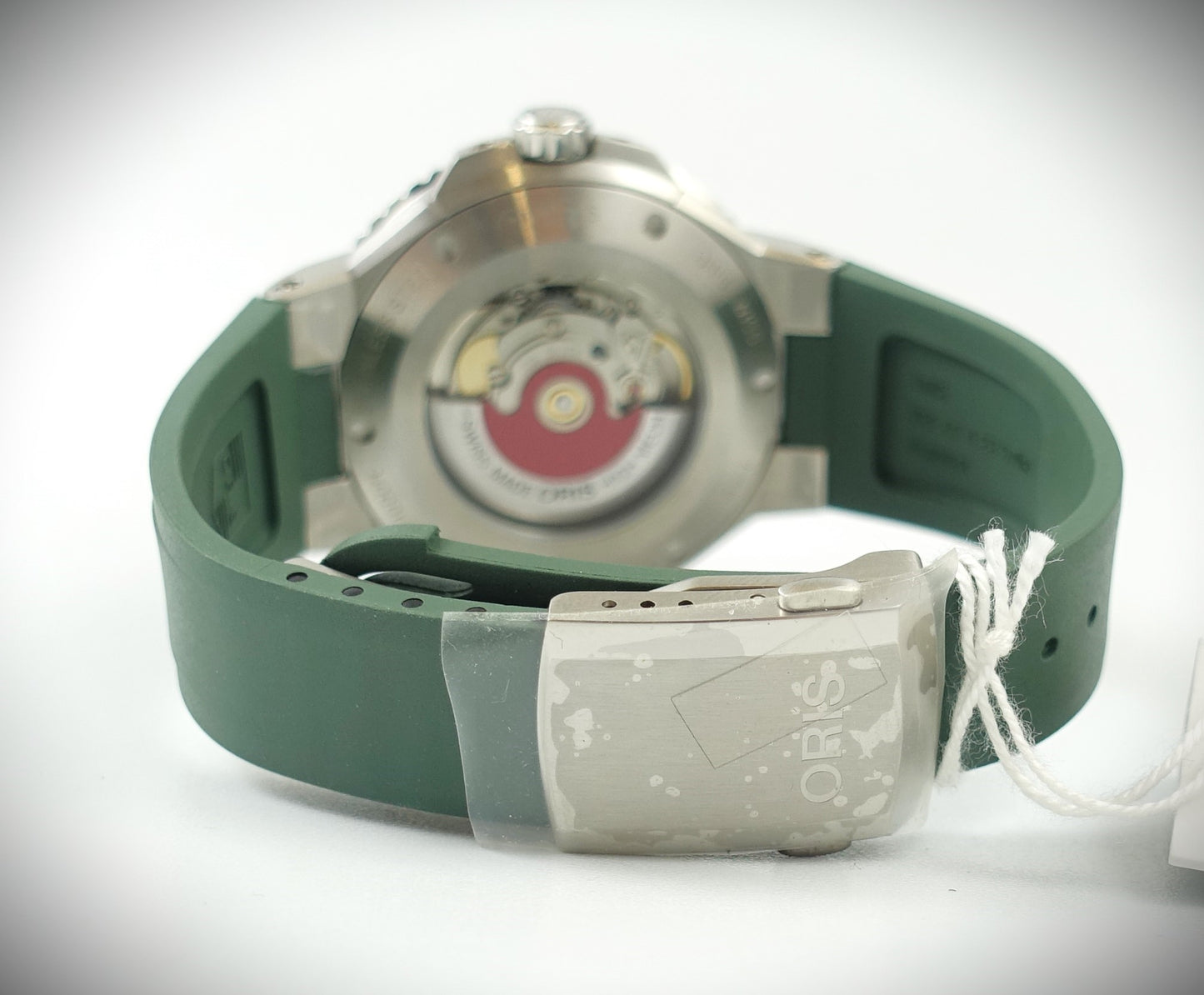 Oris Aquis Date 43,5mm grün Kautschuk Ref. 01 733 7789 4157