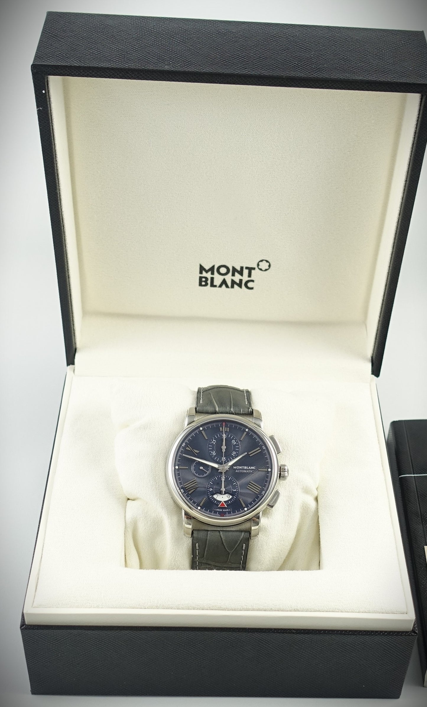 Montblanc 4810 Automatic Chronograph blau 43mm Ref. 119961 Box & Papiere