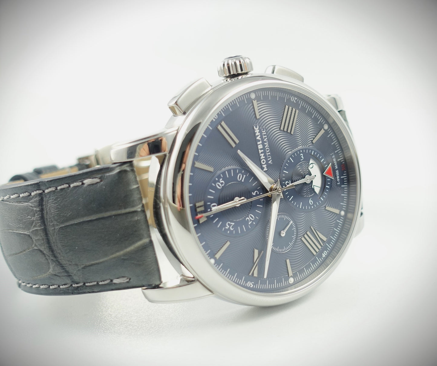 Montblanc 4810 Automatic Chronograph blau 43mm Ref. 119961 Box & Papiere