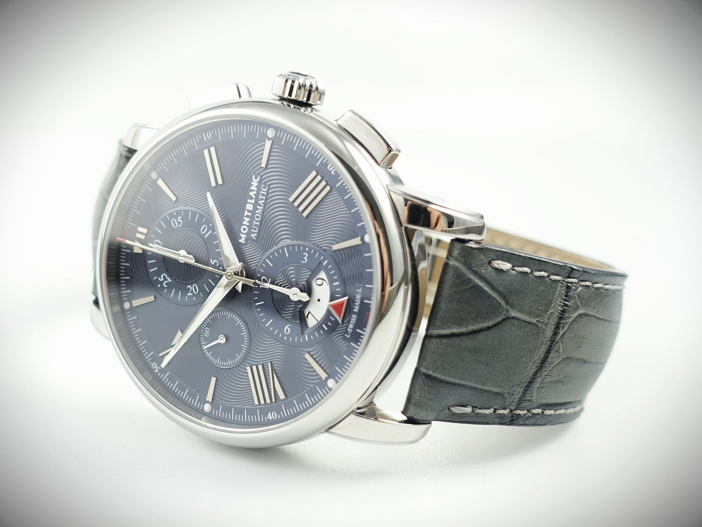 Montblanc 4810 Automatic Chronograph blau 43mm Ref. 119961 Box & Papiere
