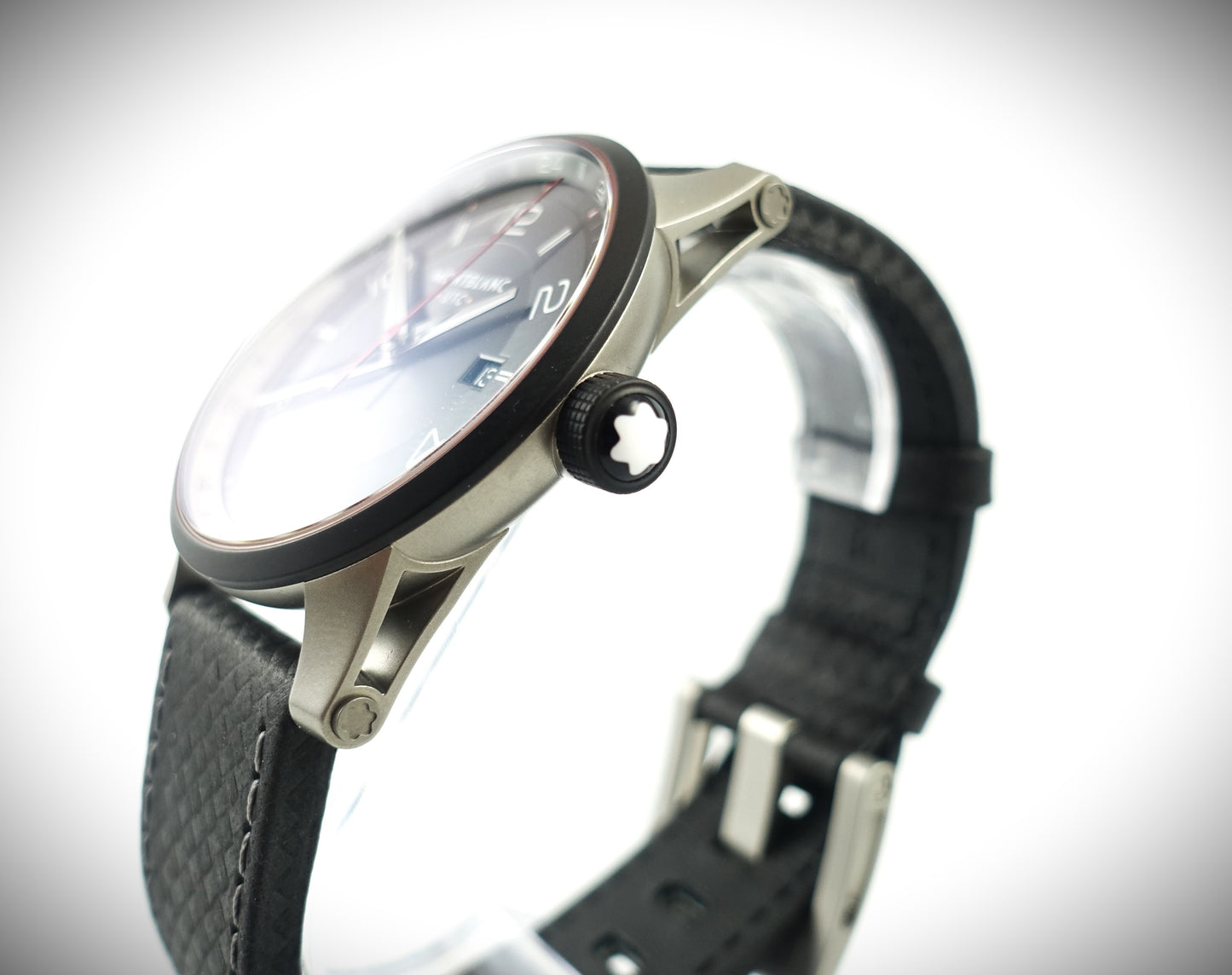 Montblanc Timewalker UTC Automatik schwarz Leder 42mm Ref. 115080