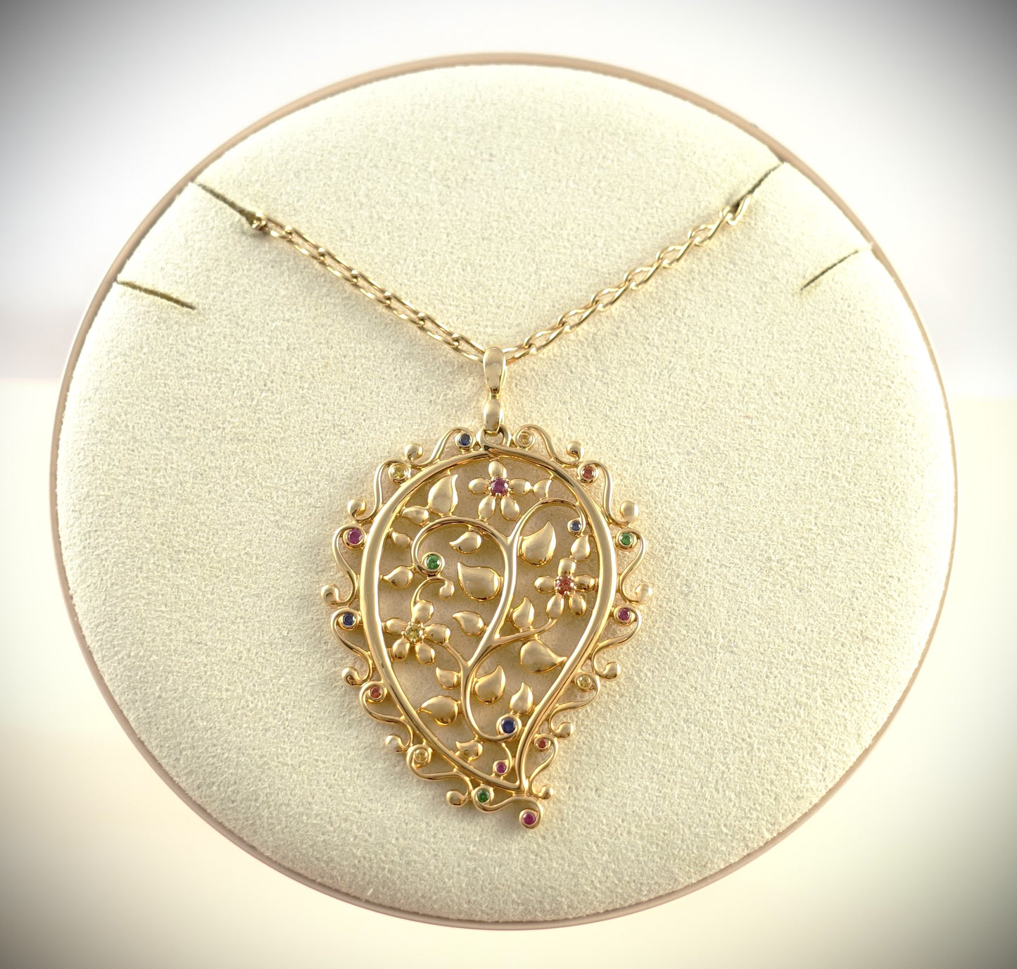 Tamara Comolli Anhänger INDIA Dream Candy + Halskette EIGHT 90cm 750 Roségold Ref. P-IND-Dre-Can-rg/C-Egt-2.8-rg-90