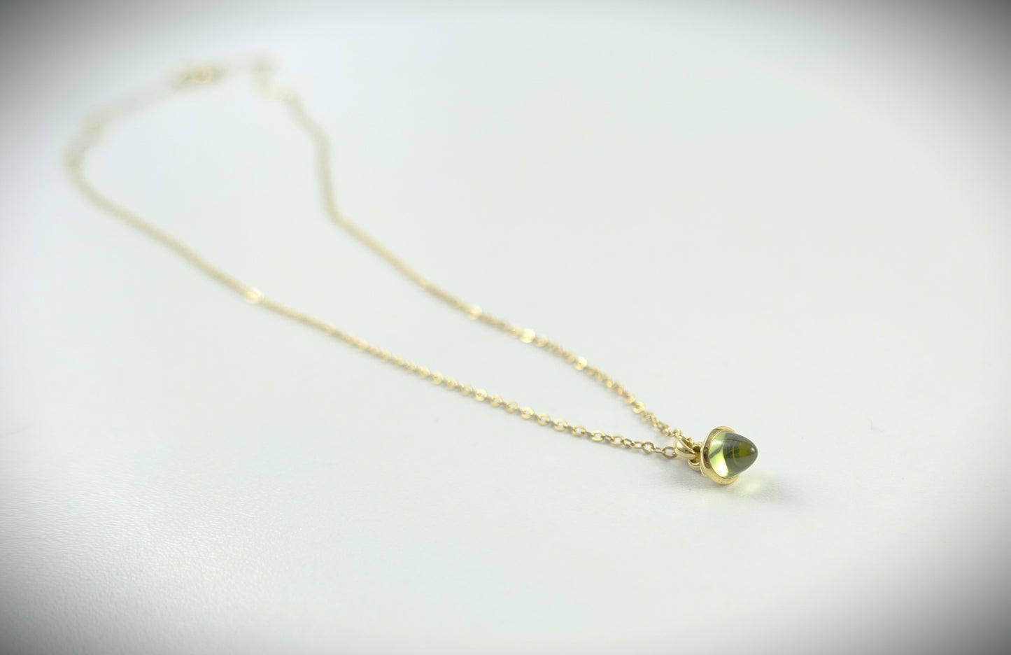 Tamara Comolli myMikado Halskette 750 Gelbgold Peridot Ref. N-MM-Per-yg
