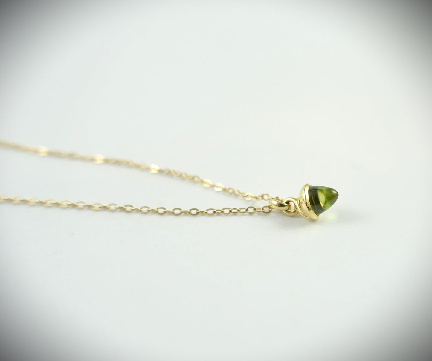 Tamara Comolli myMikado Halskette 750 Gelbgold Peridot Ref. N-MM-Per-yg
